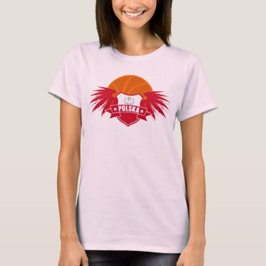 Basketball Polen | Polska | Polen T-Shirt (Vorderseite)