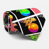 Basketball Pop Art Neckwear Krawatte (Gerollt)