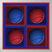 Basketball Pop Art Poster (Vorne)