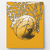 Basketball Pop Kunst Fotoplatte (Vorderseite)