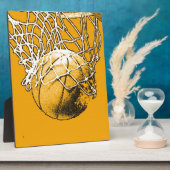 Basketball Pop Kunst Fotoplatte (Seite)