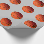 Basketball Pop Kunst Geschenkpapier (Ecke)