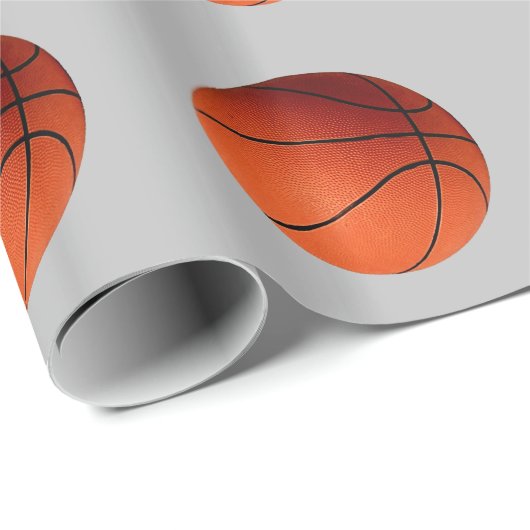 Basketball Pop Kunst Geschenkpapier (Rolleneckpunkt)