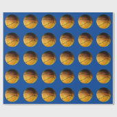 Basketball Pop Kunst Geschenkpapier (Flach)