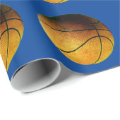 Basketball Pop Kunst Geschenkpapier (Rolleneckpunkt)