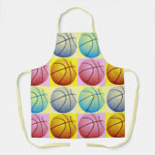 Basketball - Pop Sport Kunst Schürze (Vorderseite)