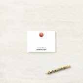 Basketball Post-it Klebezettel (Auf Schreibtisch)