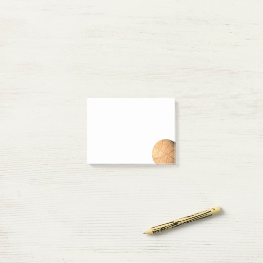 Basketball Post-it Klebezettel (Auf Schreibtisch)