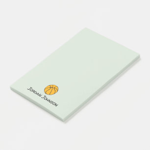 Basketball Post-it Klebezettel