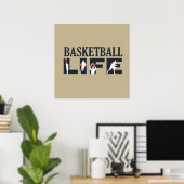 Basketball Poster (Heimbüro)