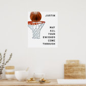 Basketball Poster (Küche)