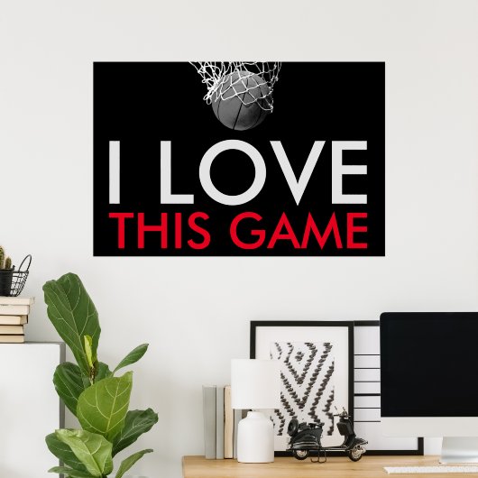 Basketball Poster (Heimbüro)