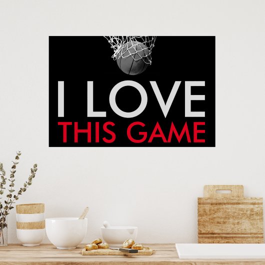 Basketball Poster (Küche)