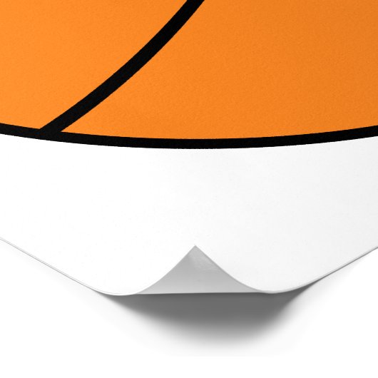 Basketball Poster (Ecke)