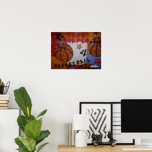 Basketball Poster (Heimbüro)