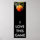 Basketball Poster - Panoramaposter (Vorne)