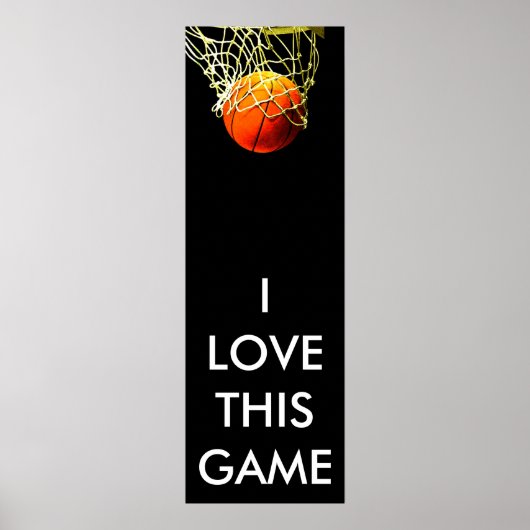 Basketball Poster - Panoramaposter (Vorne)