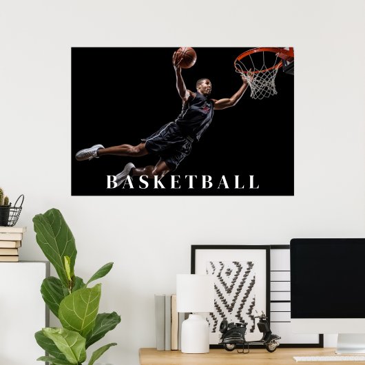Basketball-Poster Poster (Heimbüro)