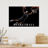 Basketball-Poster Poster (Küche)