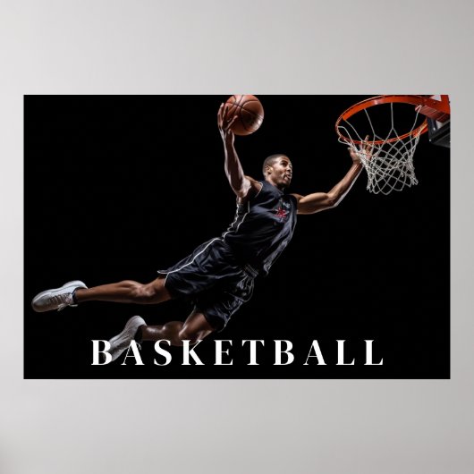 Basketball-Poster Poster (Vorne)