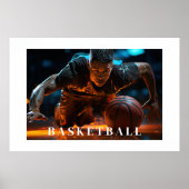 Basketball-Poster Poster (Vorne)