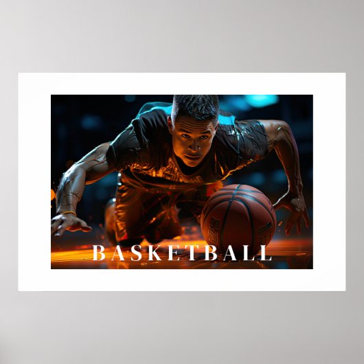 Basketball-Poster Poster (Vorne)