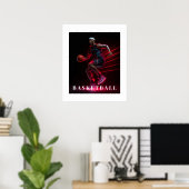 Basketball-Poster Poster (Heimbüro)