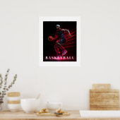 Basketball-Poster Poster (Küche)