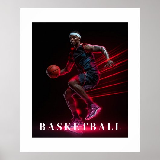 Basketball-Poster Poster (Vorne)