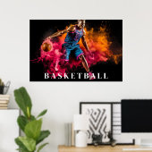 Basketball-Poster Poster (Heimbüro)