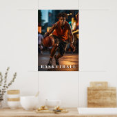 Basketball-Poster Poster (Küche)