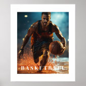 Basketball-Poster Poster (Vorne)
