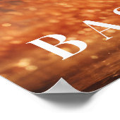 Basketball-Poster Poster (Ecke)