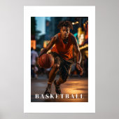 Basketball-Poster Poster (Vorne)