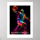 Basketball-Poster Poster (Vorne)