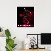 Basketball-Poster Poster (Heimbüro)