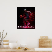 Basketball-Poster Poster (Küche)