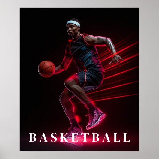 Basketball-Poster Poster (Vorne)