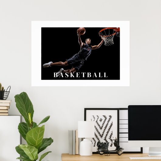 Basketball-Poster Poster (Heimbüro)