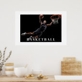 Basketball-Poster Poster (Küche)