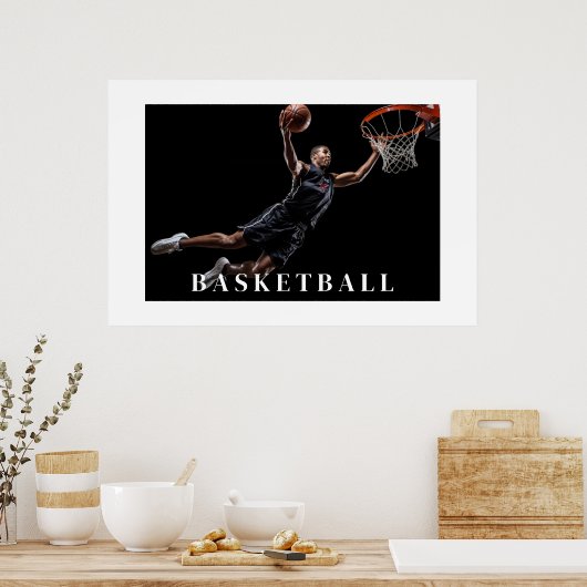 Basketball-Poster Poster (Küche)