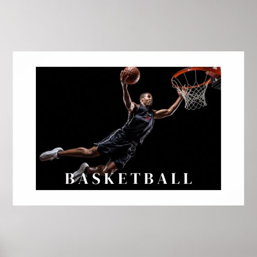 Basketball-Poster Poster (Vorne)
