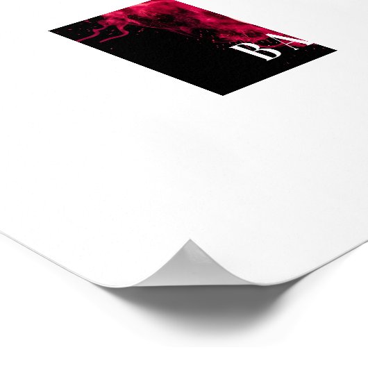 Basketball-Poster Poster (Ecke)