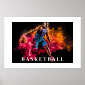 Basketball-Poster Poster (Vorne)