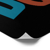 Basketball-Poster Poster (Ecke)