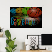 Basketball-Poster Poster (Heimbüro)