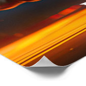 Basketball-Poster Poster (Ecke)