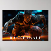 Basketball-Poster Poster (Vorne)