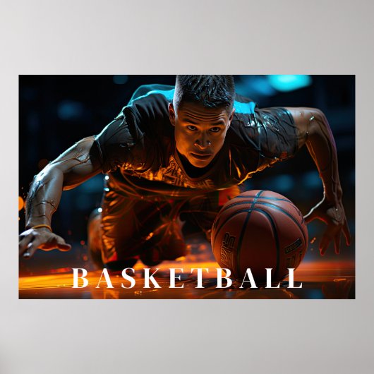 Basketball-Poster Poster (Vorne)