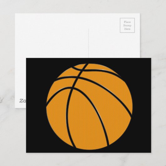 Basketball Postkarte (Vorne/Hinten)
